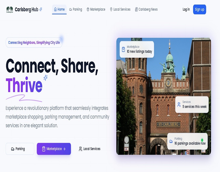 CarlsbergHub community platform preview